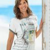 Damen Rabe | Rabe Damen Druck-Blusenshirt