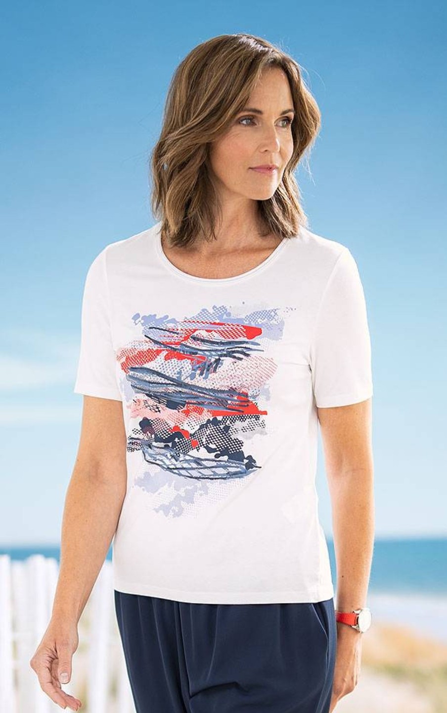 Damen Lebek | Lebek Druckshirt