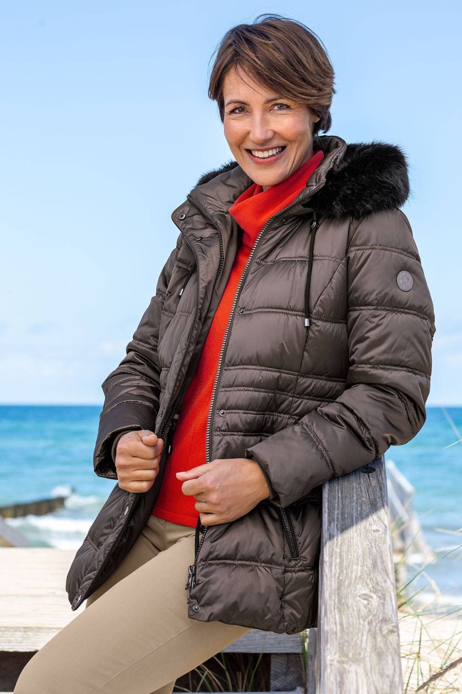 Damen Green Goose | Green Goose Damen Steppjacke