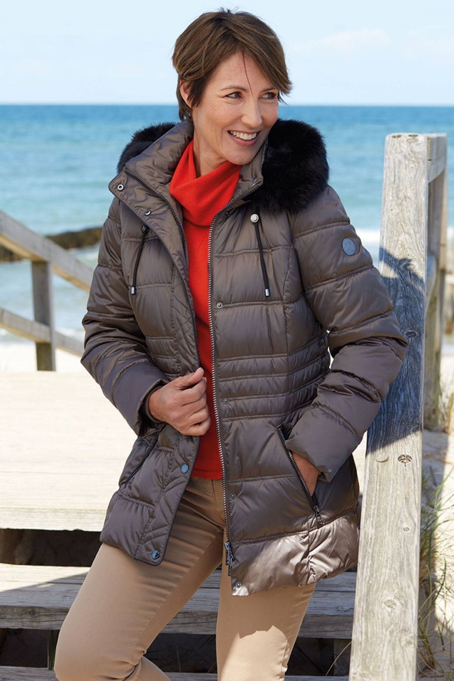 Damen Green Goose | Green Goose Damen Steppjacke