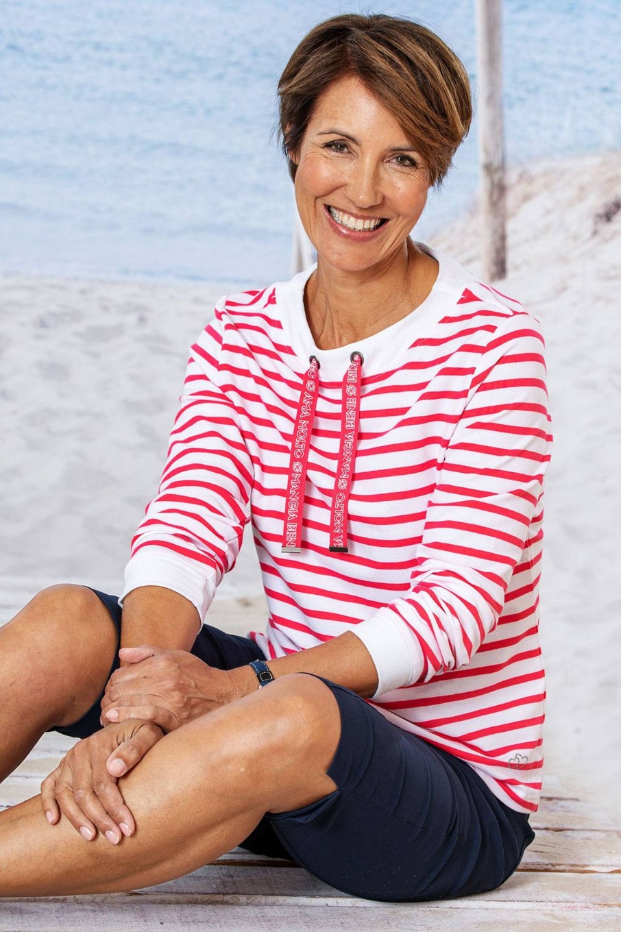 Damen Sealand24 | Streifensweatshirt