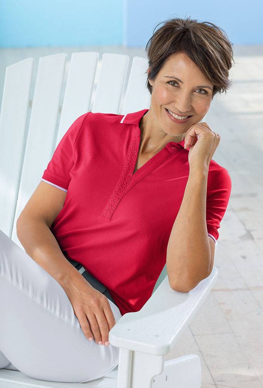 Damen hajo | Hajo Damen Poloshirt Stayfresh