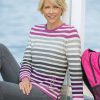 Damen Rabe | Rabe Damen Streifenpullover