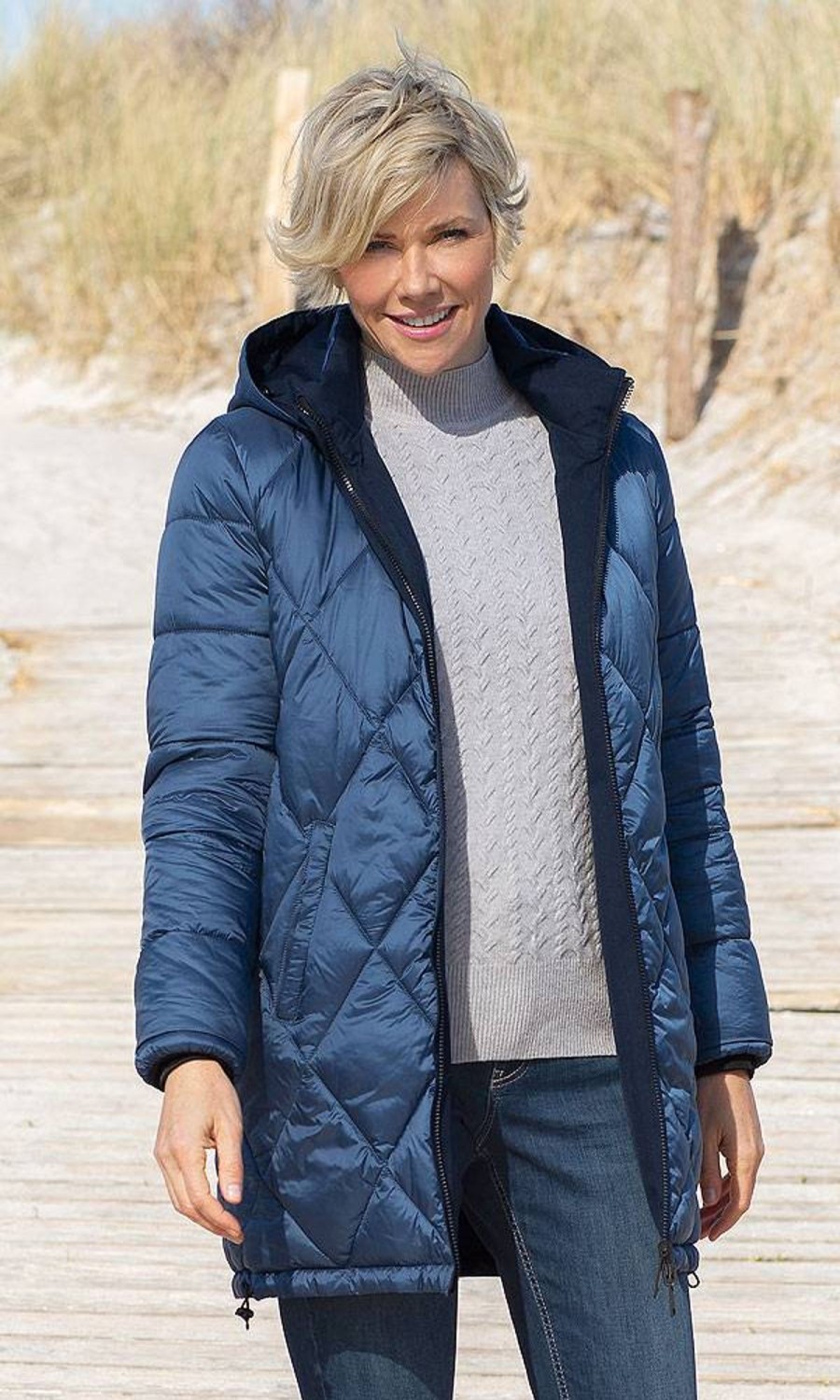 Damen Lebek | Lebek Damen Wende-Steppjacke