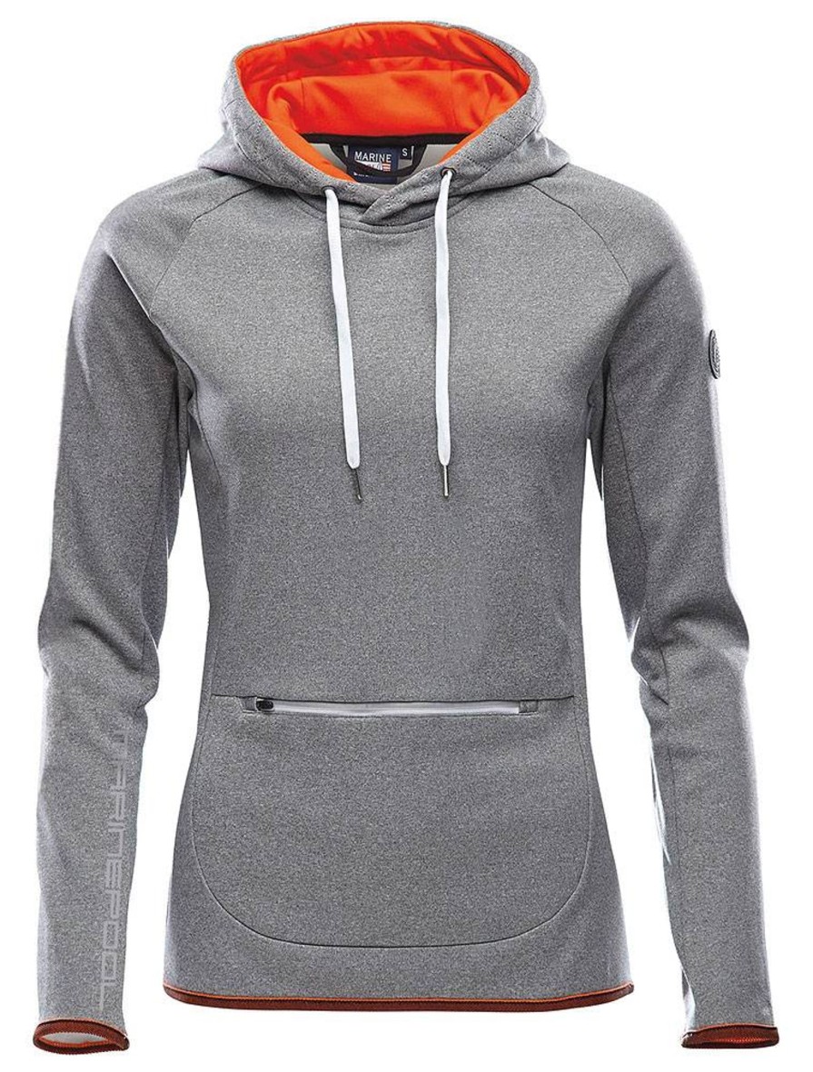 Damen Marinepool | Marinepool Damen-Kapuzensweater Swamp