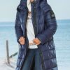 Damen Betty Barclay | Extra Langer Betty Barclay Damen Steppmantel