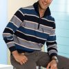 Herren hajo | Hajo Streifensweater Stayfresh
