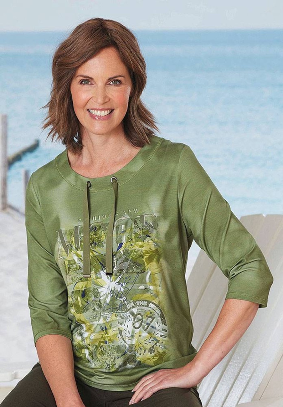 Damen Rabe | Rabe Damen Druckshirt