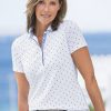 Damen Serafini | Poloshirt Mit Tupfendessin