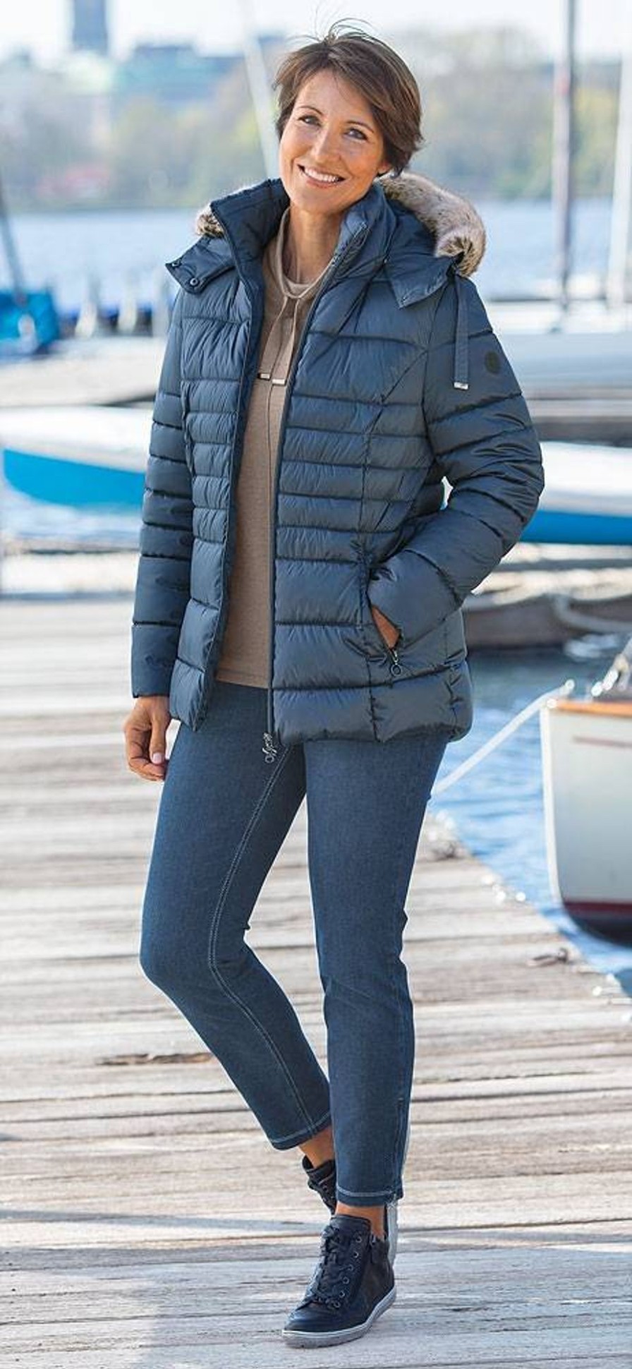 Damen Lebek | Lebek Damen Steppjacke