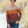 Damen Serafini | Serafini Damen Blockstreifen-Pullover