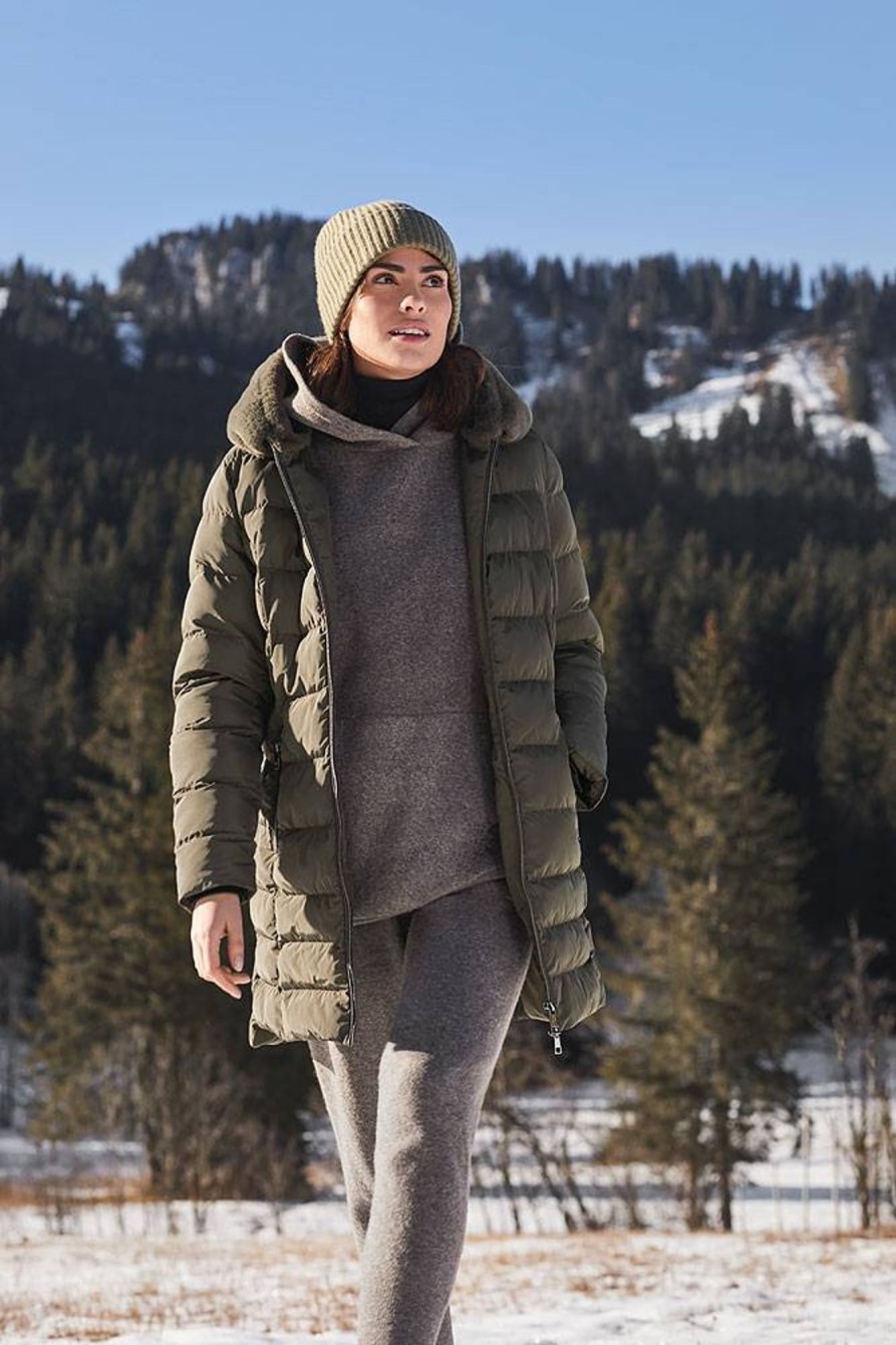 Damen Lebek | Lebek Long-Steppjacke