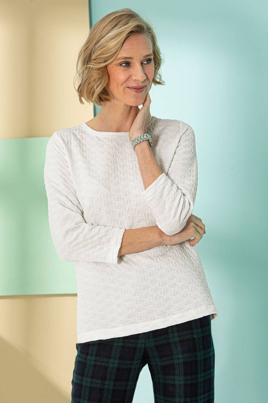 Damen Rabe | Rabe Strukturshirt