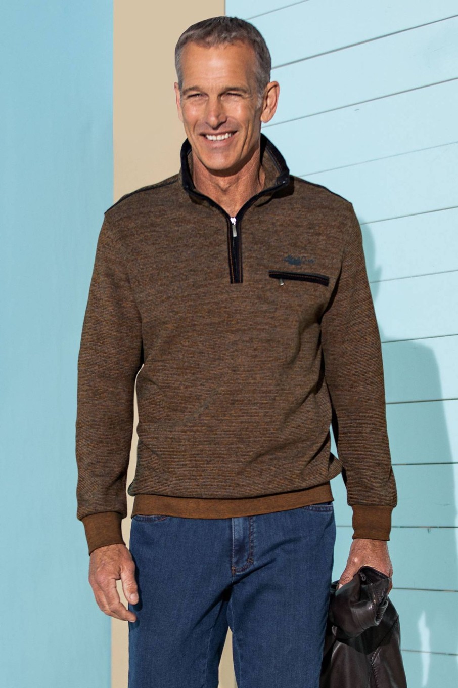 Herren Monte Carlo | Monte Carlo Zipp-Sweater