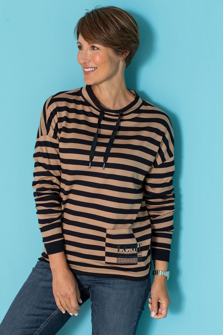 Damen LeComte | Lecomte Damen Streifen-Sweatshirt