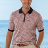 Herren Navigazione | Zipp-Polo Wash&Go