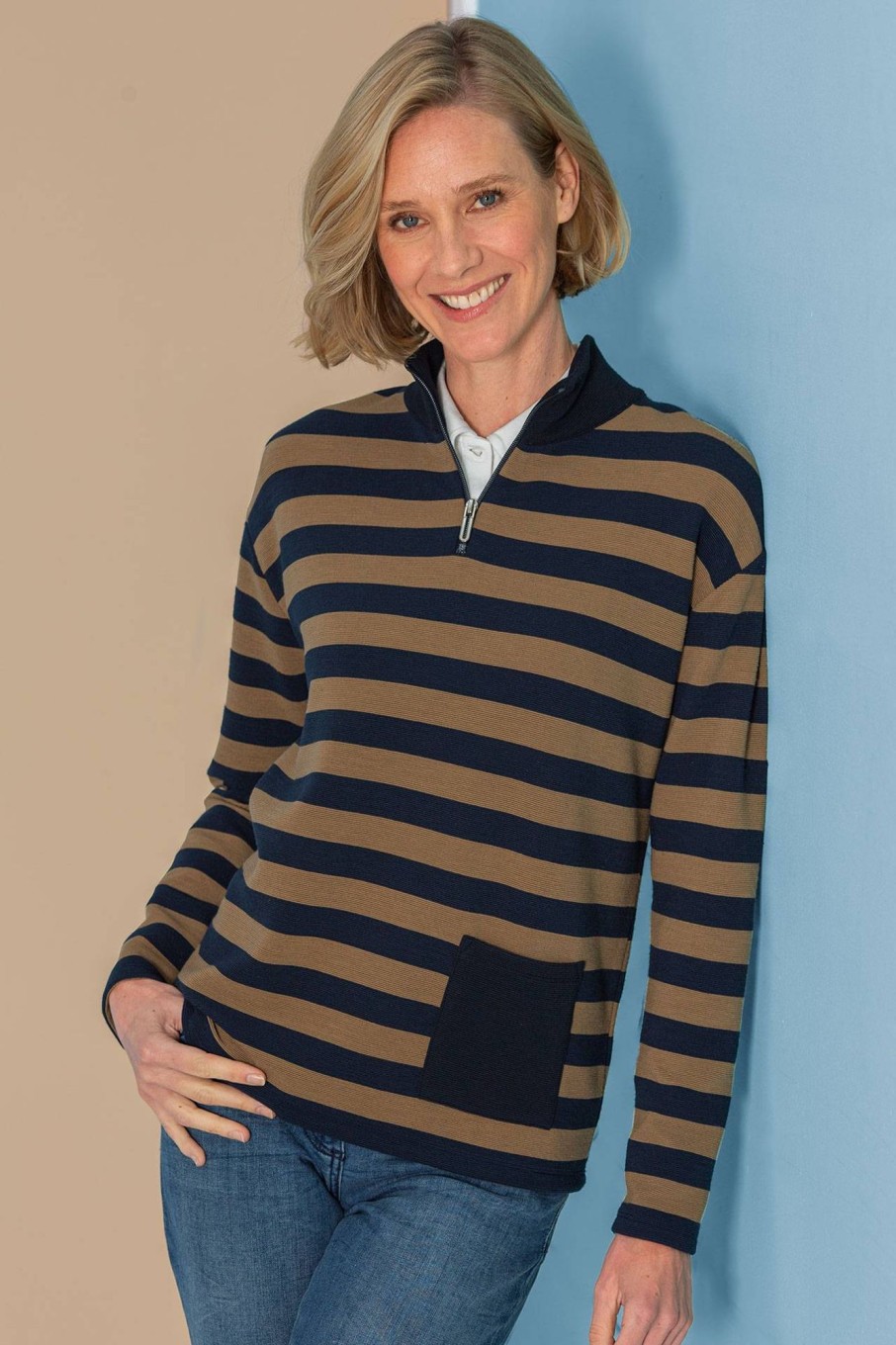 Damen Lebek | Lebek Streifensweater