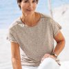 Damen LINEA PRIMERO | Linea Primero Melangeshirt Wash&Go