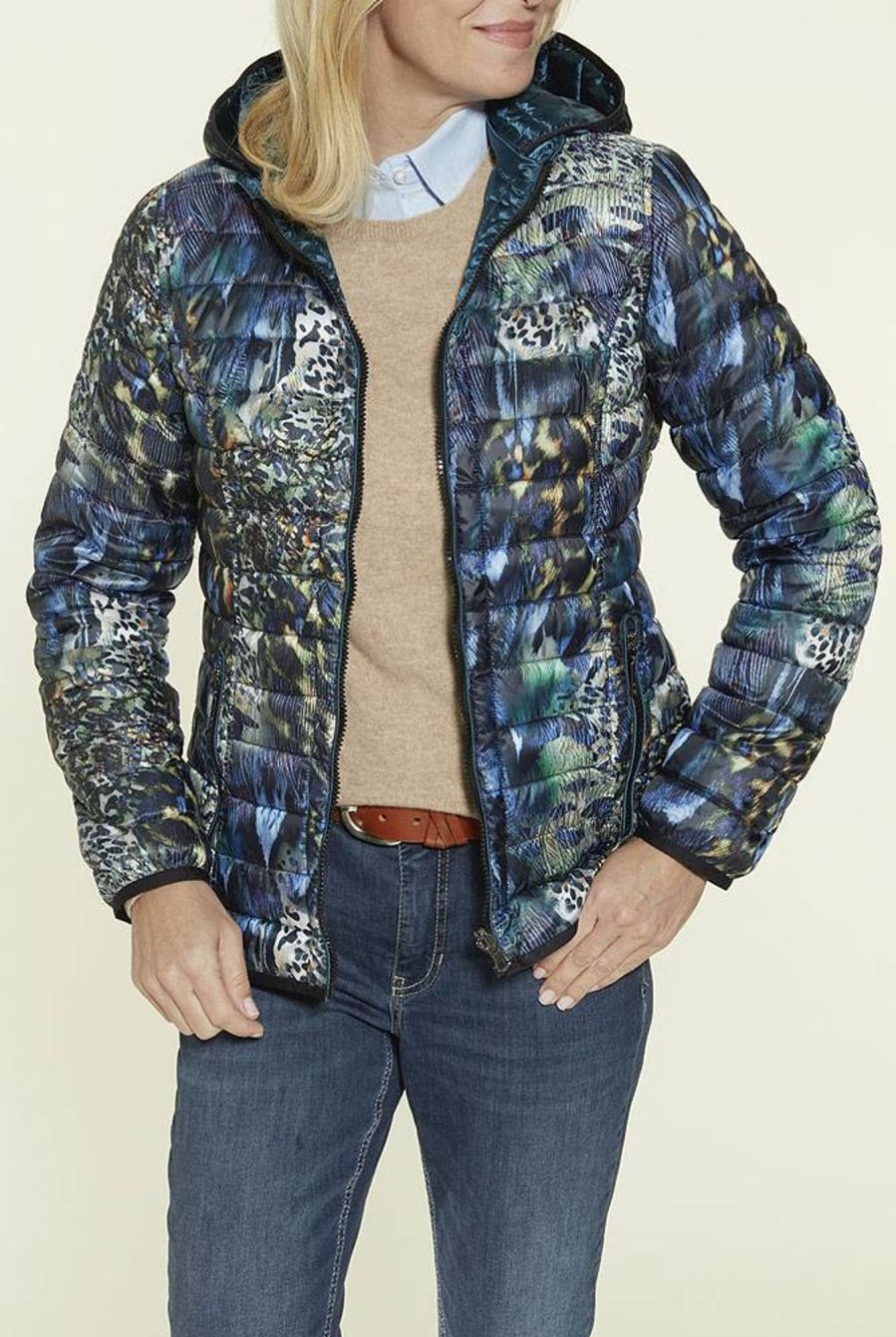 Damen Green Goose | Green Goose Damen Wende-Steppjacke