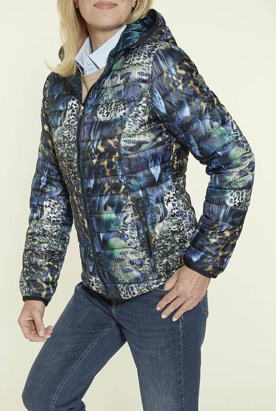 Damen Green Goose | Green Goose Damen Wende-Steppjacke