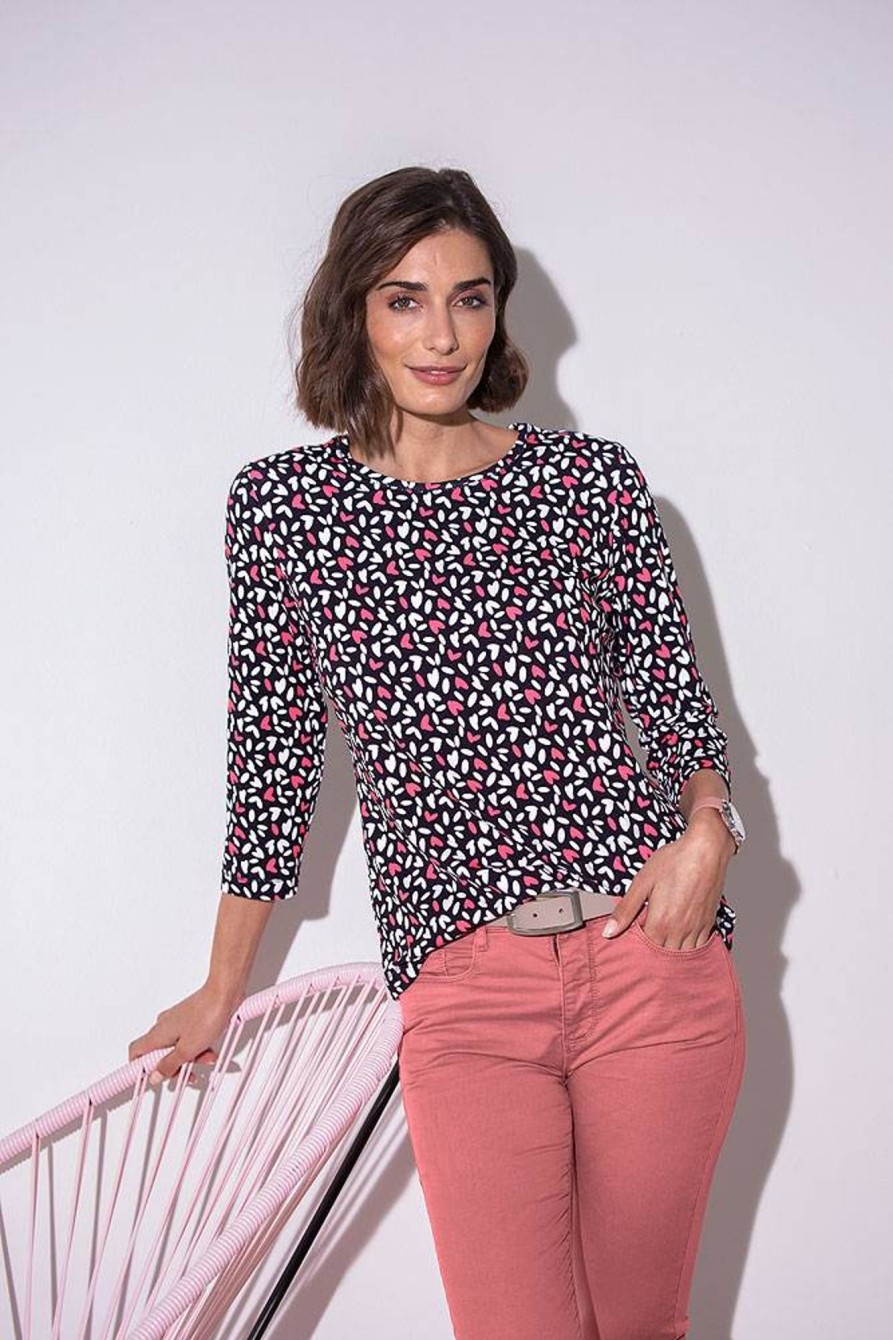 Damen Rabe | Rabe Damen Druckshirt