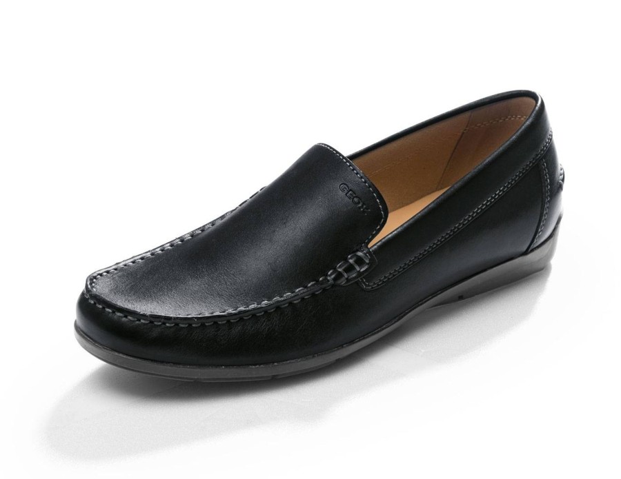 Schuhe Geox Freizeitschuhe | Geox Leder-Slipper
