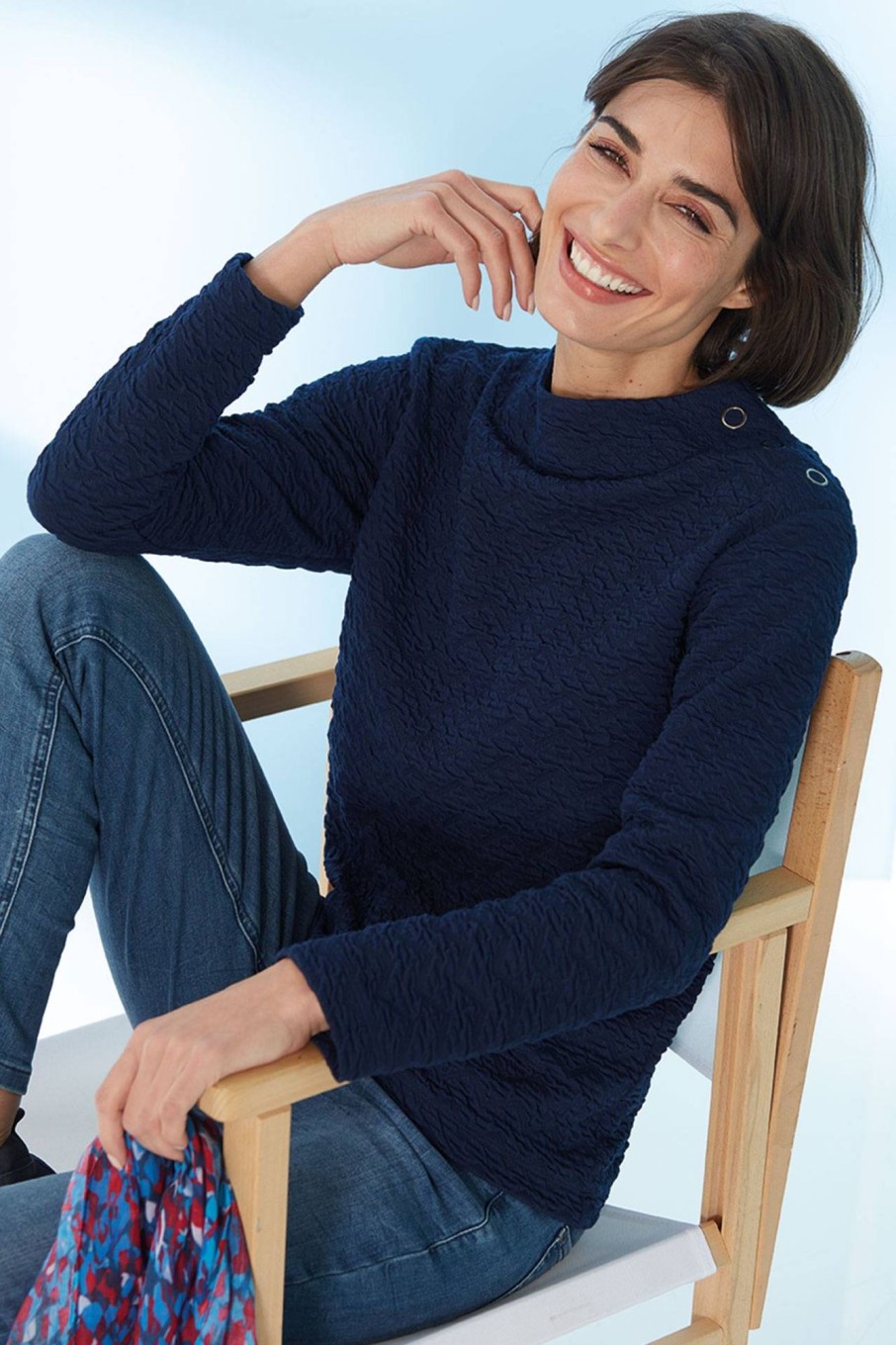 Damen Rabe | Rabe Struktur-Sweatshirt