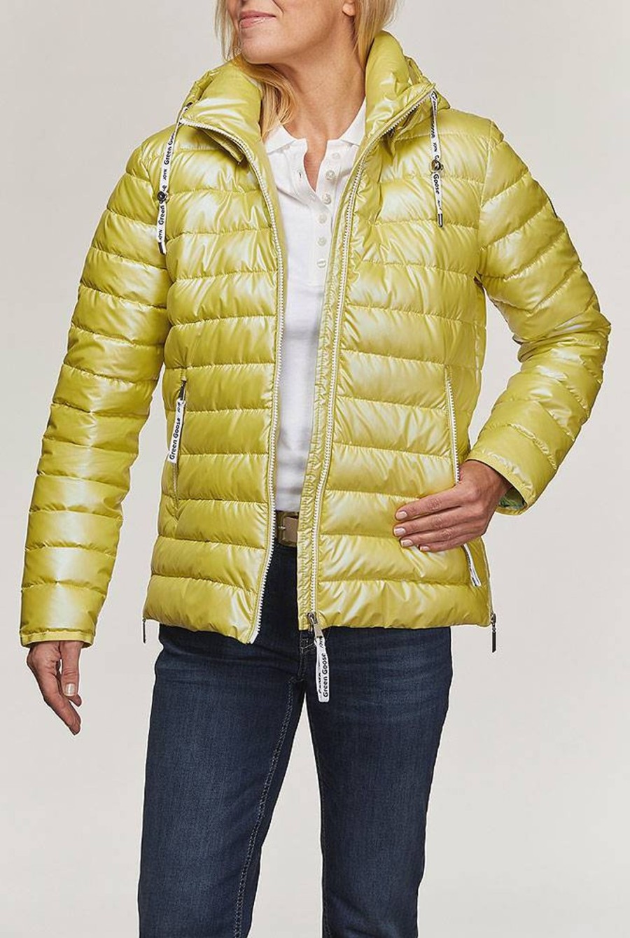 Damen Green Goose | Green Goose Damen Steppjacke
