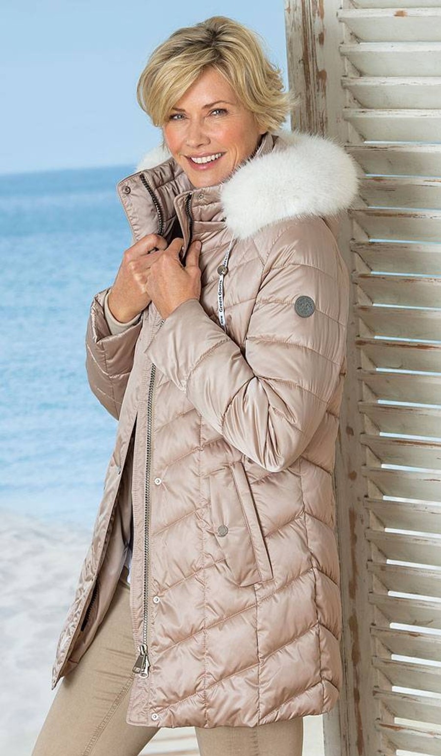 Damen Green Goose | Green Goose Damen Stepp-Parka