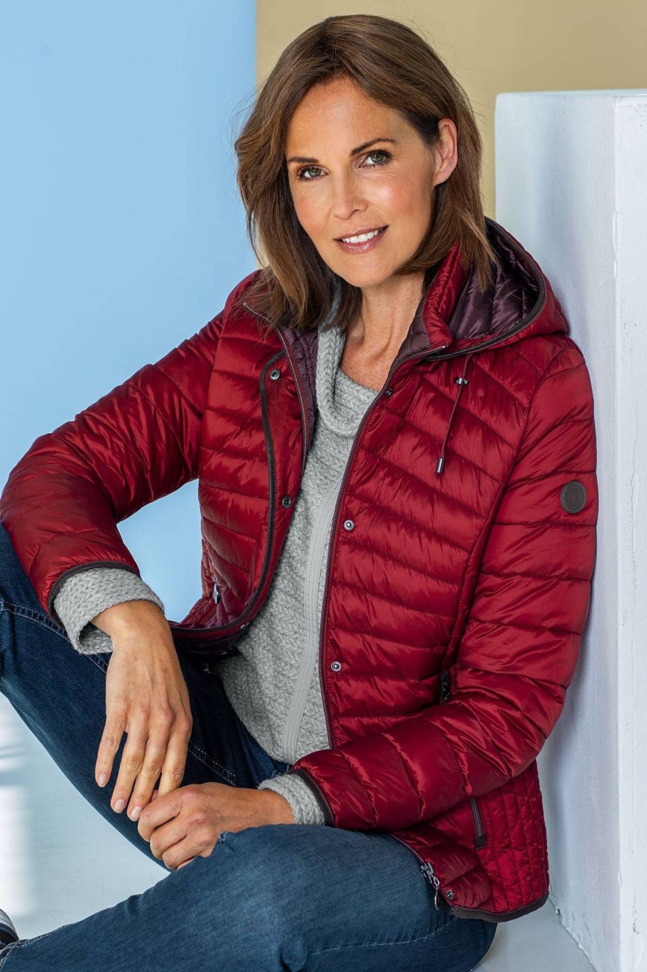 Damen Lebek | Lebek Damen Leichtstepp-Jacke