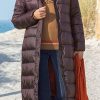 Damen Green Goose | Green Goose Damen Long-Steppmantel
