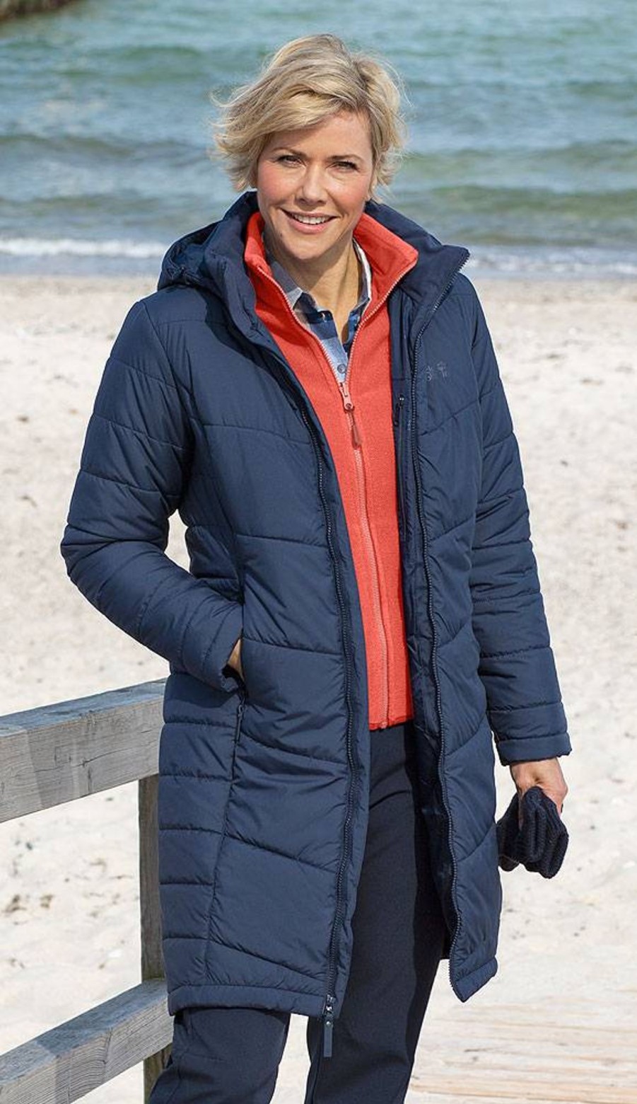 Damen Jack Wolfskin | Jack Wolfskin Damen Steppmantel