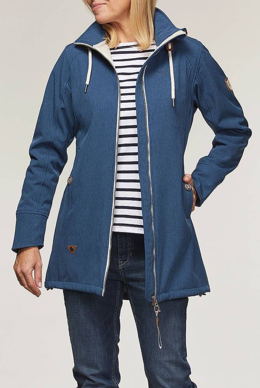 Damen Dry Fashion | Dry Fashion Damen Softshell-Parka