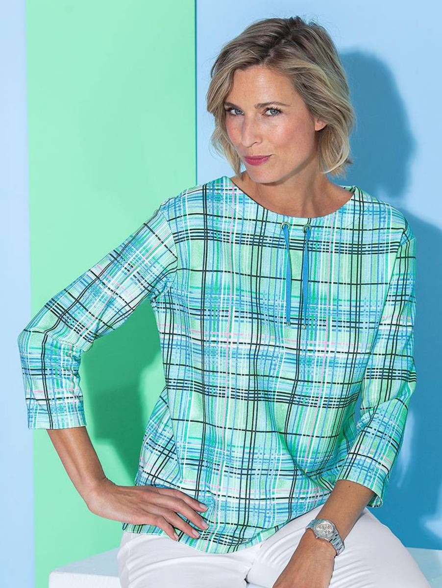 Damen Rabe | Rabe Karo-Sweatshirt