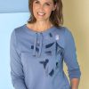 Damen Lebek | Lebek Damen Druckshirt