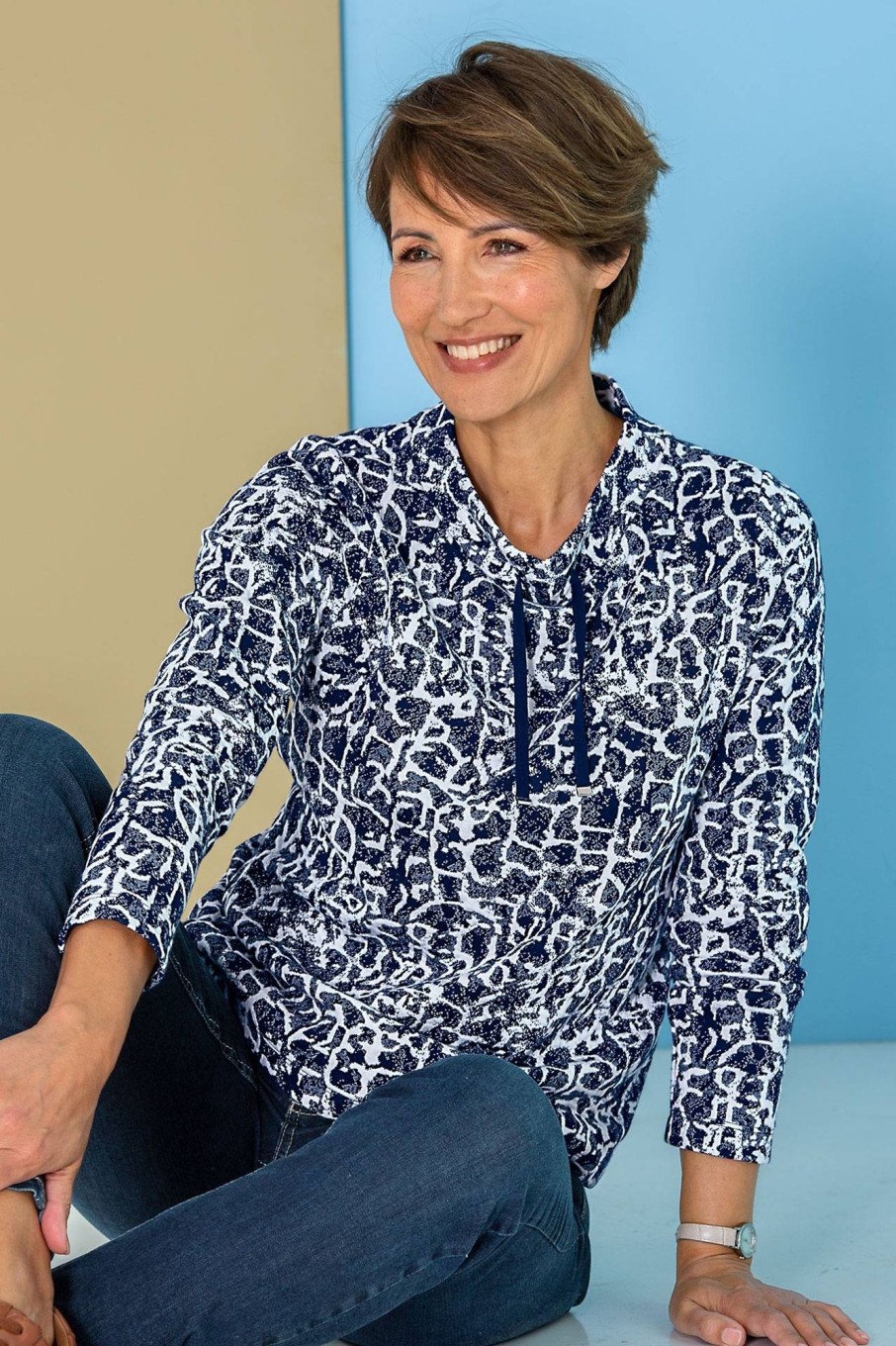 Damen Rabe | Rabe Jacquard-Sweatshirt