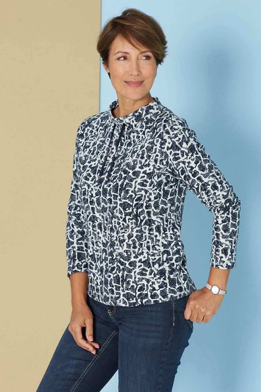 Damen Rabe | Rabe Jacquard-Sweatshirt
