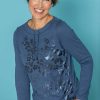 Damen Lebek | Lebek Damen Druckshirt