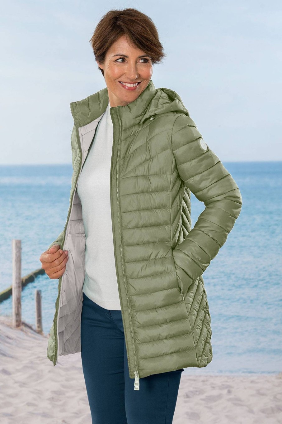 Damen Fuchs & Schmitt | Fuchs Schmitt Damen Long-Steppjacke