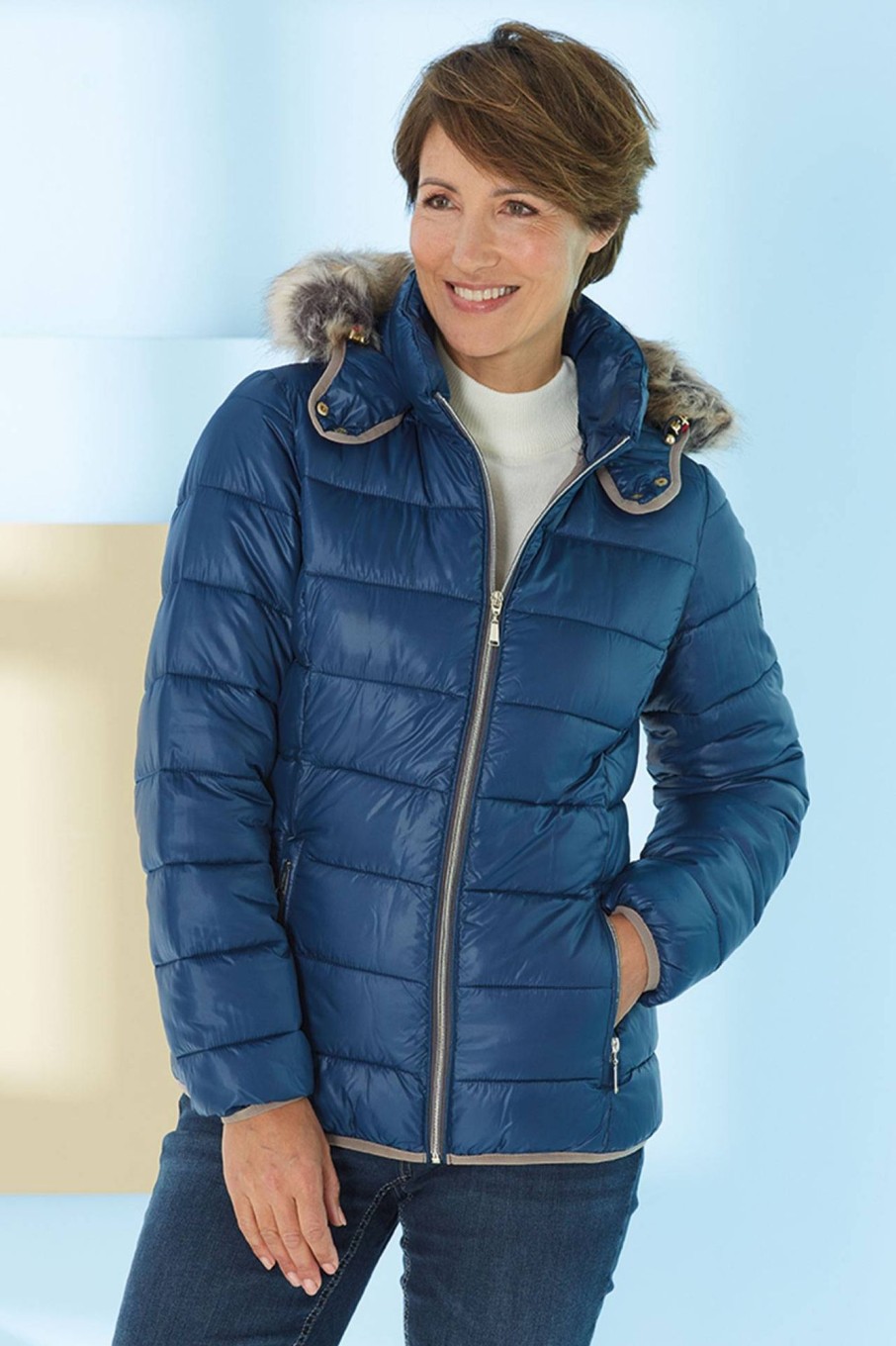 Damen Sealand24 | Damen Steppjacke Mit Kapuze