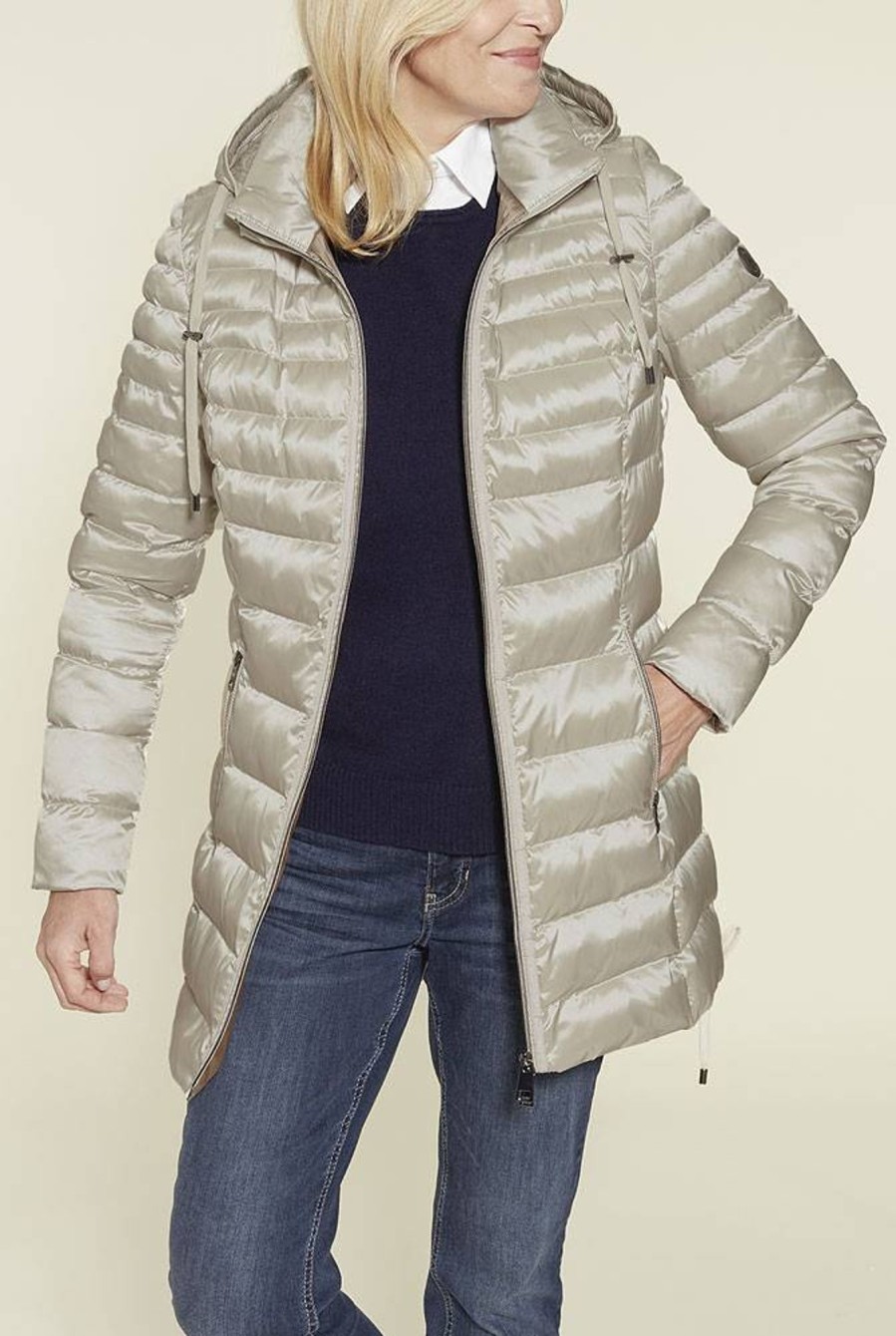 Damen Lebek | Lebek Damen Stepp-Langjacke